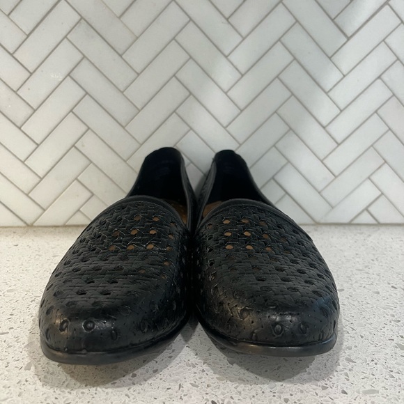 Trotters Liz Open Weave Slip On Black Size 10.5W - Picture 7 of 11